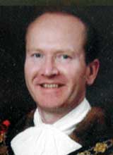 Picture of Cyng. M.K. Francis. Mayor of Llanelli 2006 - 07 
